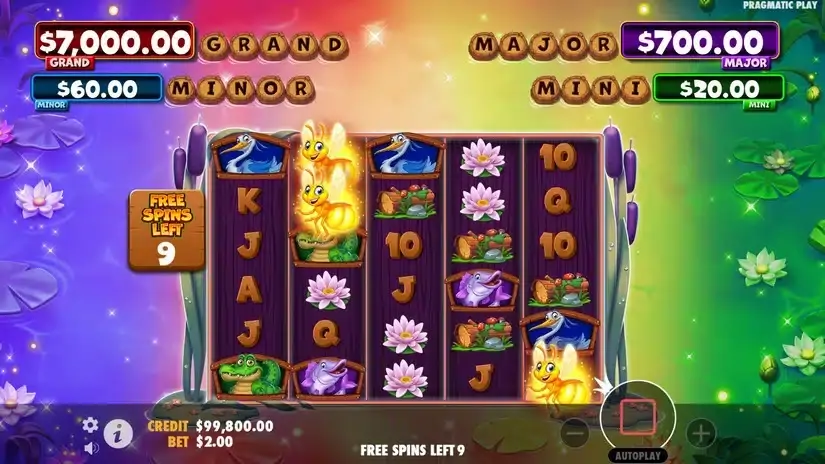 Tiny Toads slot screenshot 4