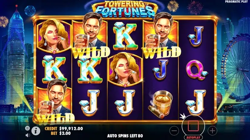 Towering Fortunes slot screenshot 4