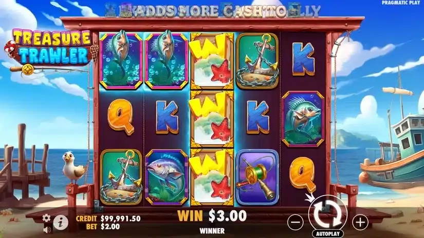 Treasure Trawler slot screenshot 2