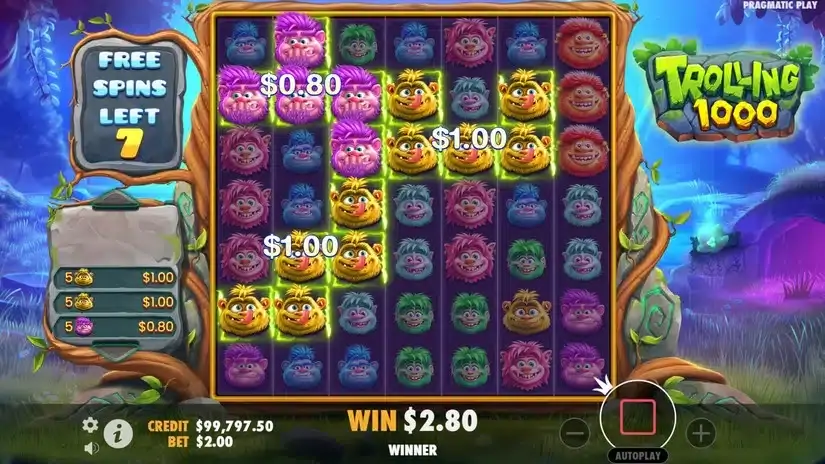 Trolling 1000 slot screenshot 4