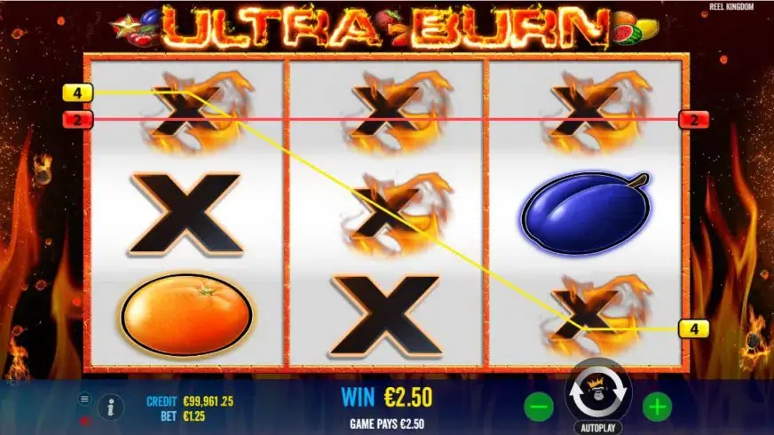 Ultra Burn slot screenshot 2