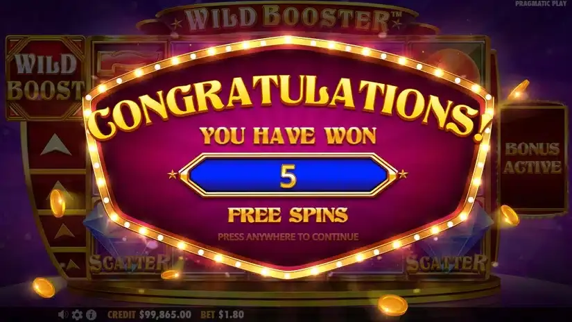 Wild Booster slot screenshot 4
