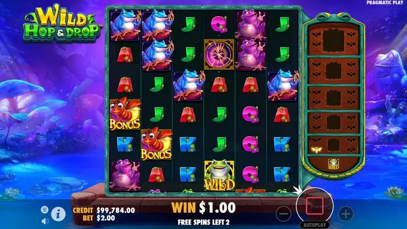 Wild Hop&Drop slot screenshot 4