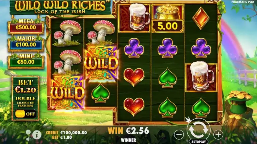 Wild Wild Riches slot screenshot 2