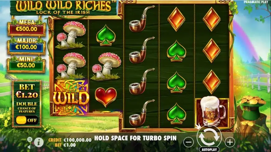 Wild Wild Riches slot screenshot 