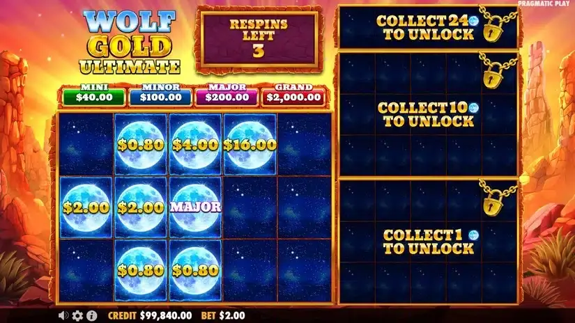 Wolf Gold Ultimate slot screenshot 3