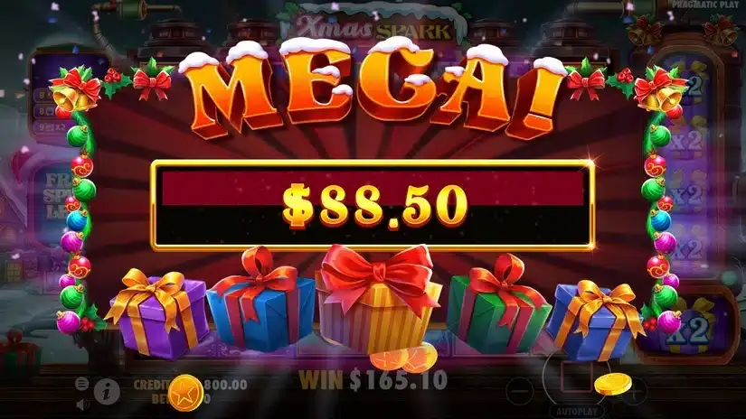 Xmas Spark slot screenshot 