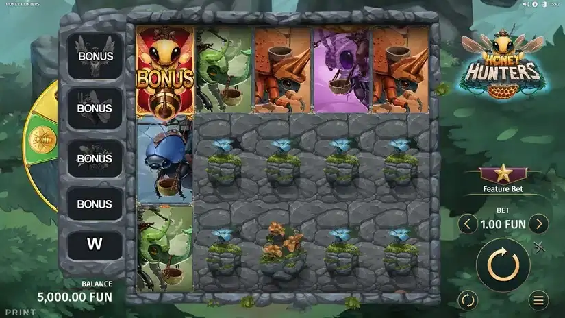 Honey Hunters slot screenshot 