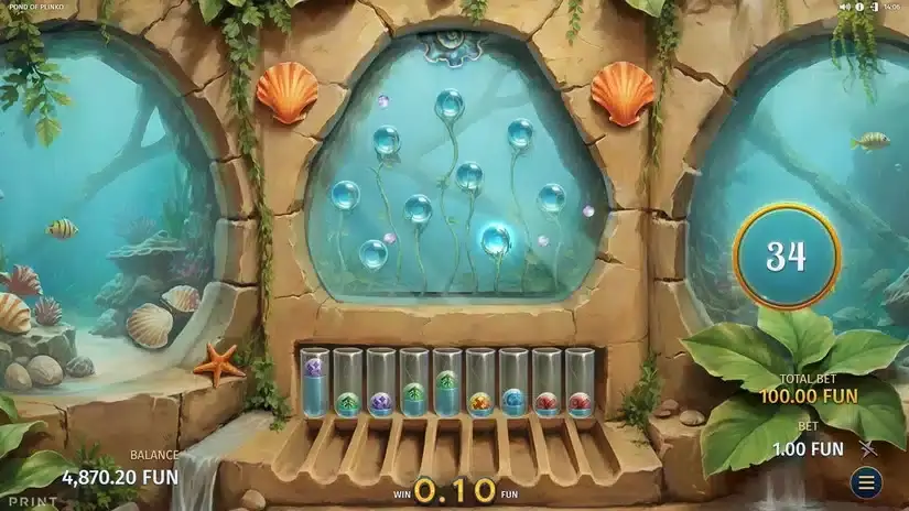 Pond of Plinko slot screenshot 4