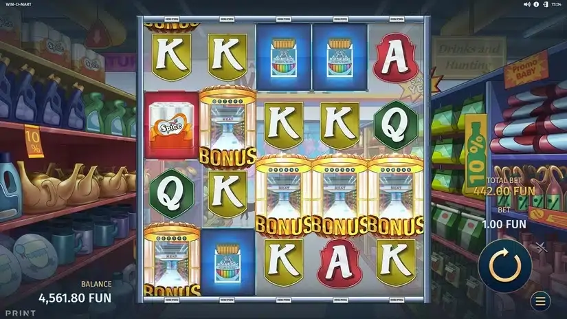 Win-O-Mart slot screenshot 3