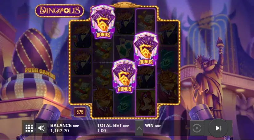 Dinopolis slot screenshot 5