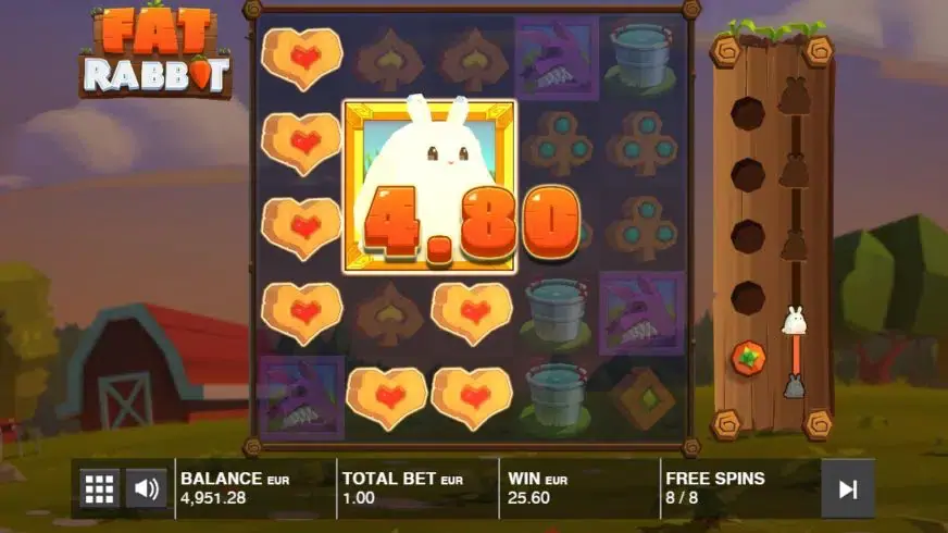 Fat Rabbit slot screenshot 4