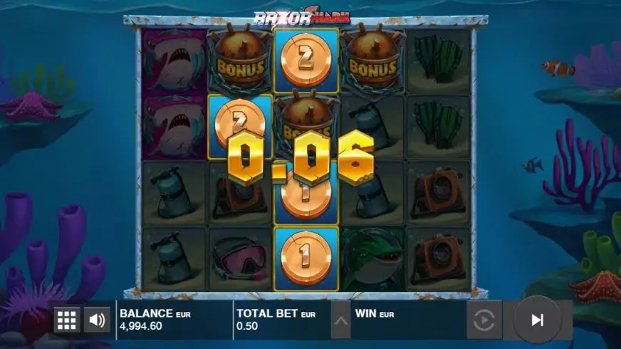 Razor Shark slot screenshot 5