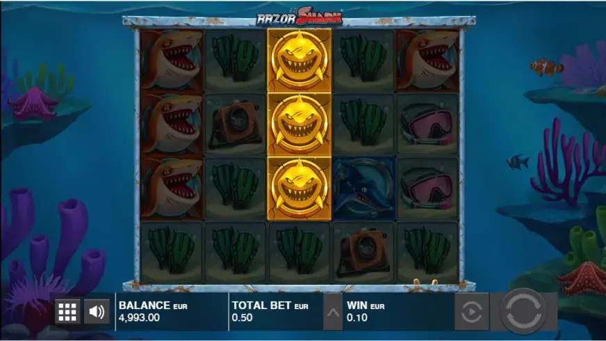 Razor Shark slot screenshot 4