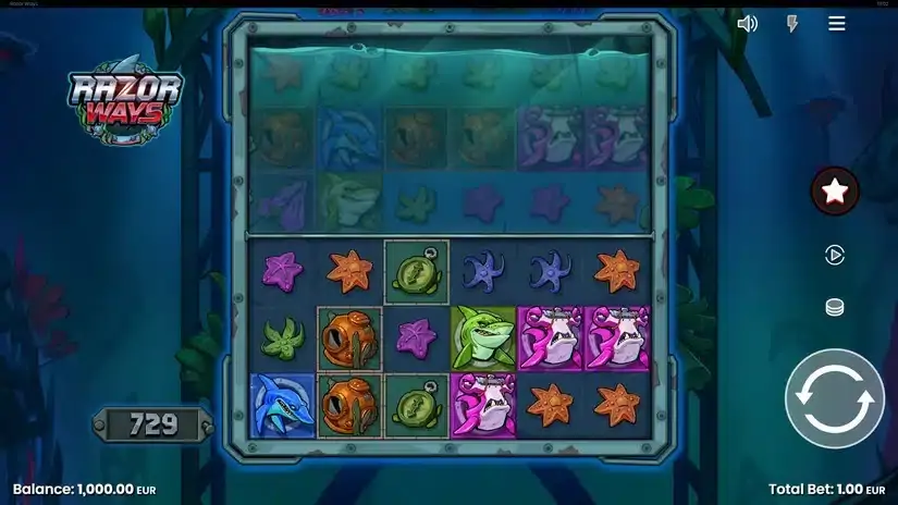 Razor Ways slot screenshot 