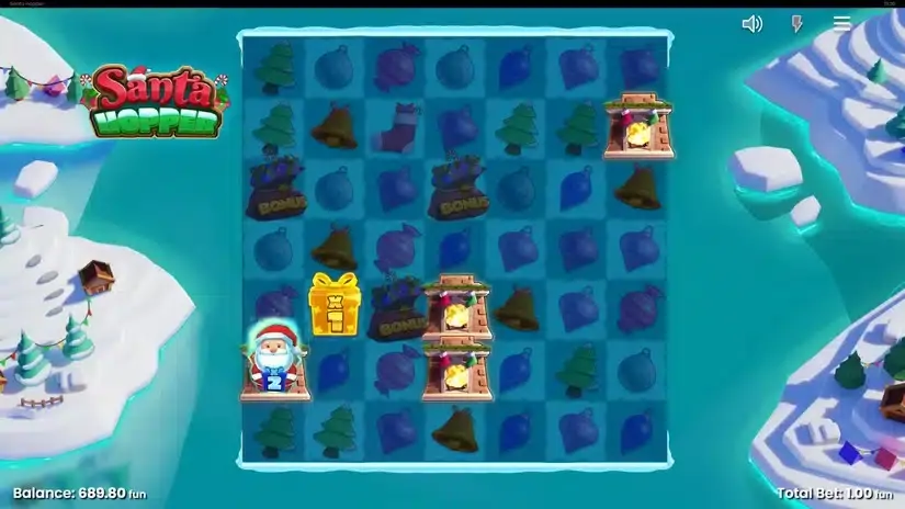 Santa Hopper slot screenshot 4