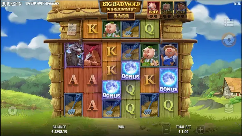 Big Bad Wolf Megaways slot screenshot 3