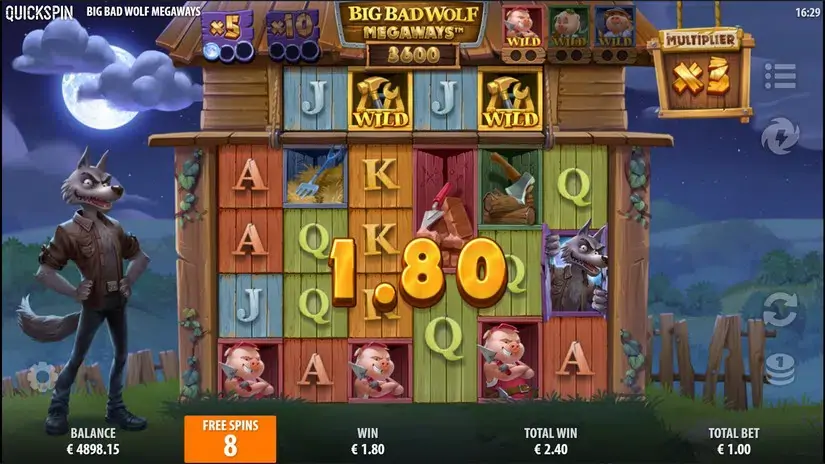 Big Bad Wolf Megaways slot screenshot 5