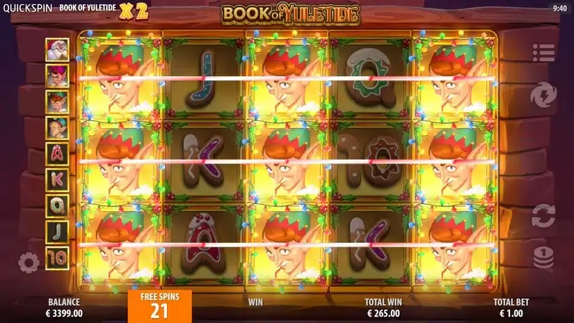 Book of Yuletide slot screenshot 6