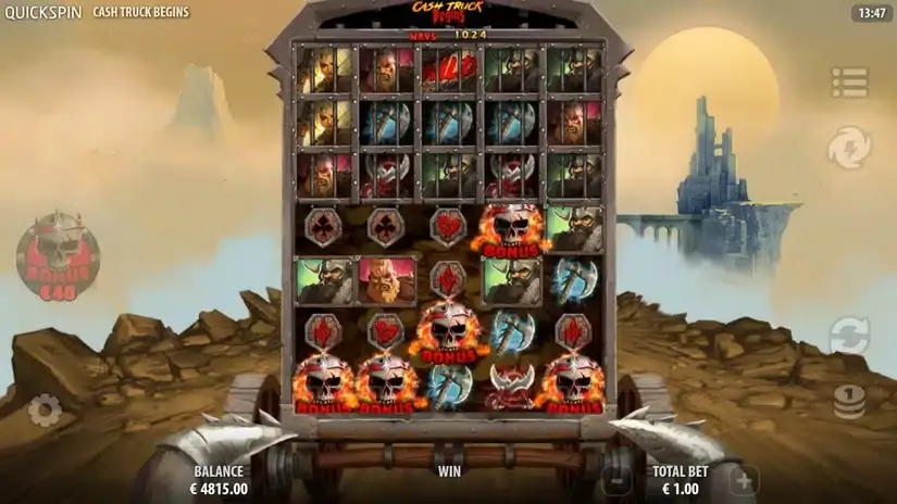 Cash Truck Begins slot screenshot 2