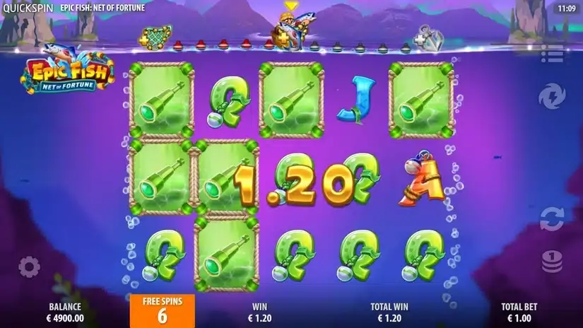 Epic Fish Net of Fortune slot screenshot 3