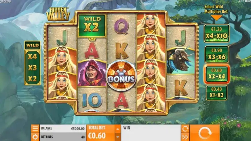 Hidden Valley slot screenshot 1