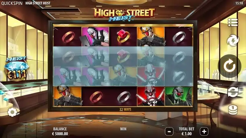 High Street Heist slot screenshot 1