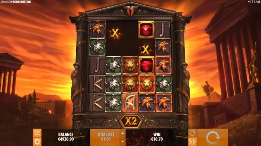 Nero’s Fortune slot screenshot 2
