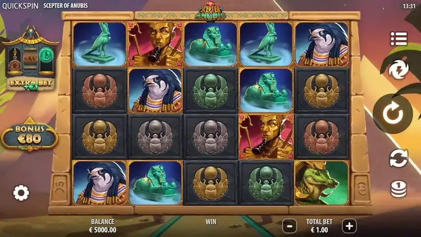 Scepter of Anubis slot screenshot 1