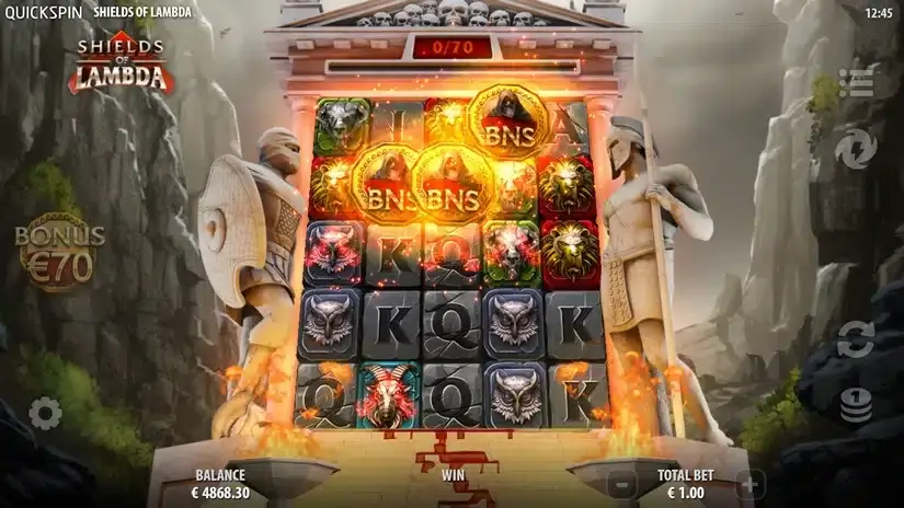 Shields of Lambda slot screenshot 2