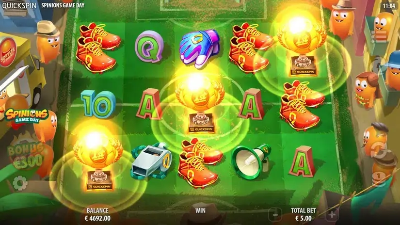 Spinions Game Day slot screenshot 3