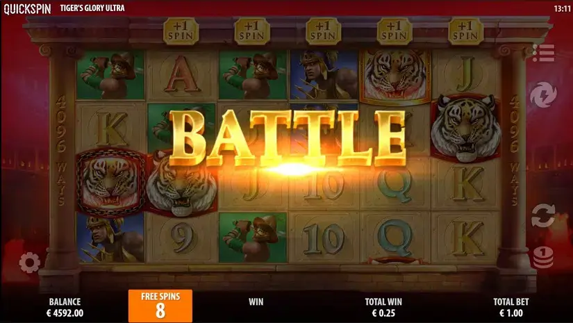 Tigers Glory Ultra slot screenshot 4