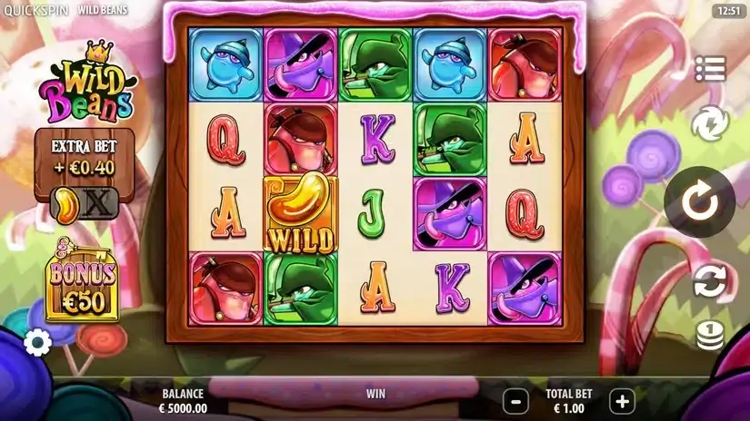 Wild Beans slot screenshot 3