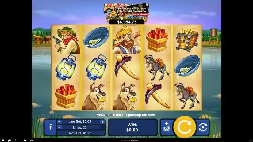 Pay Dirt! slot screenshot 
