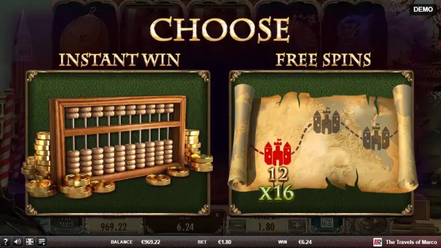 The Travels Of Marco slot screenshot 3