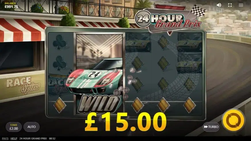 24 Hour Grand Prix slot screenshot 