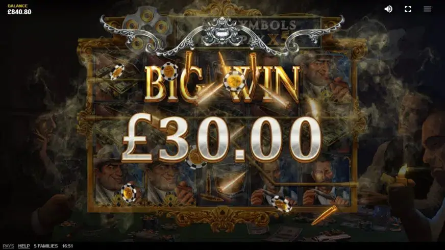 5 Families slot screenshot 4