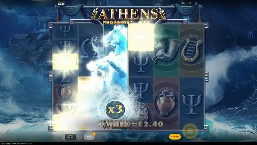 Athens MegaWays slot screenshot 4