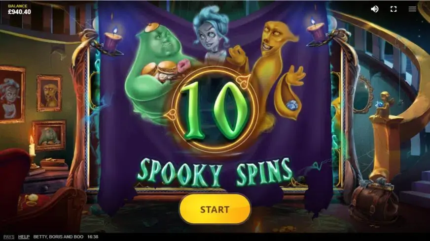 Betty, Boris And Boo slot screenshot 3