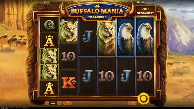 Buffalo Mania MegaWays slot screenshot 
