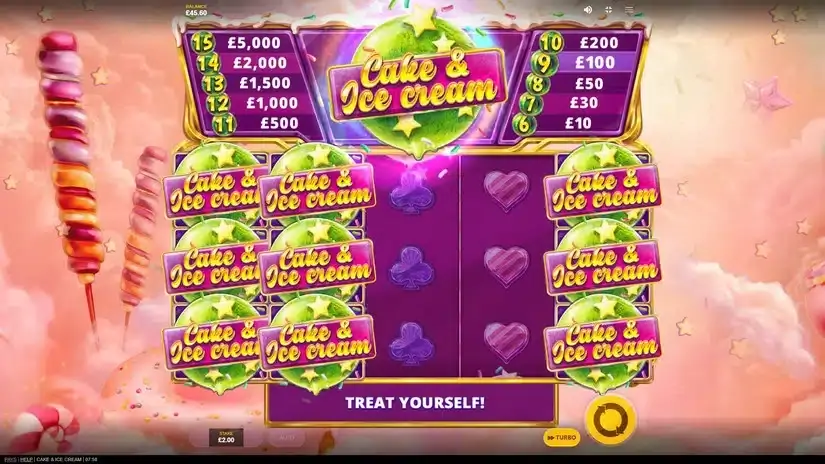 Cake & Ice Cream slot screenshot 4