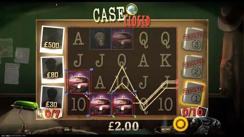 Case Closed slot screenshot 2