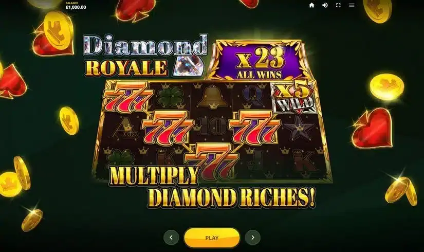 Diamond Royale slot screenshot 