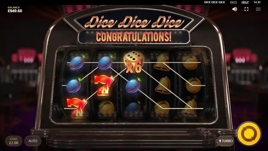 Dice Dice Dice slot screenshot 4
