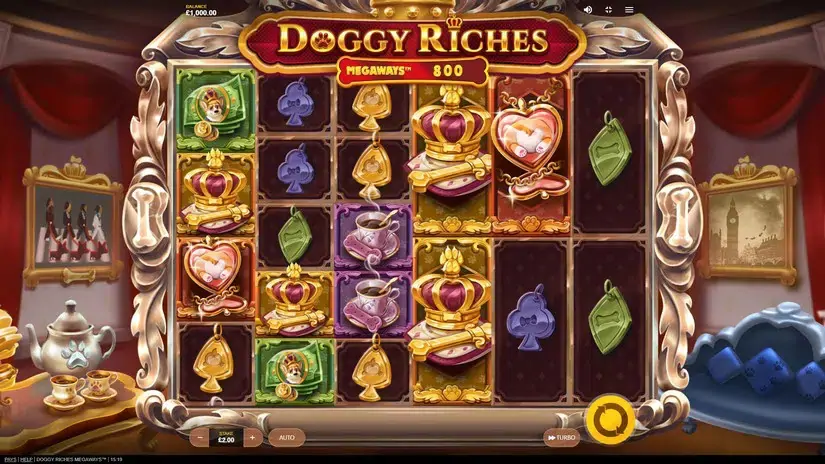 Doggy Riches Megaways slot screenshot 1