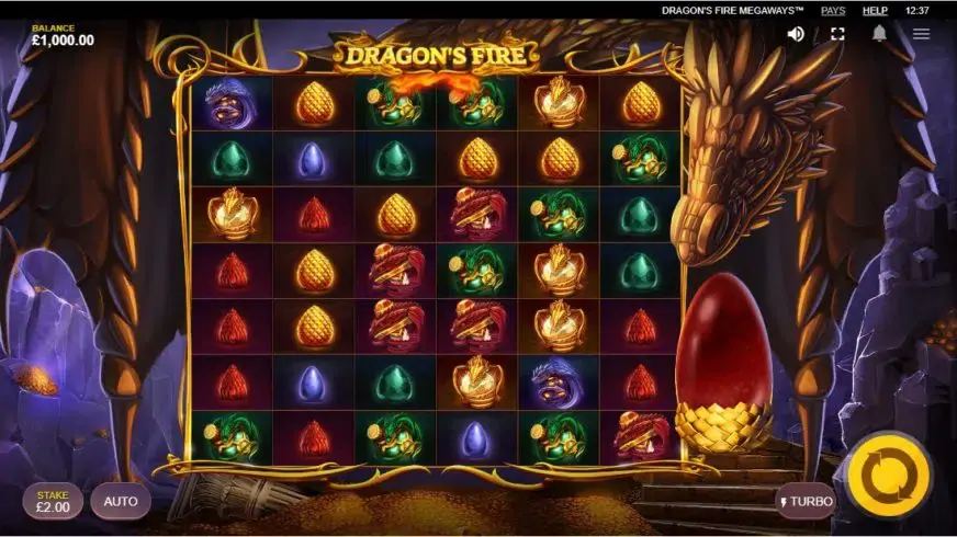 Dragon’s Fire MegaWays slot screenshot 1