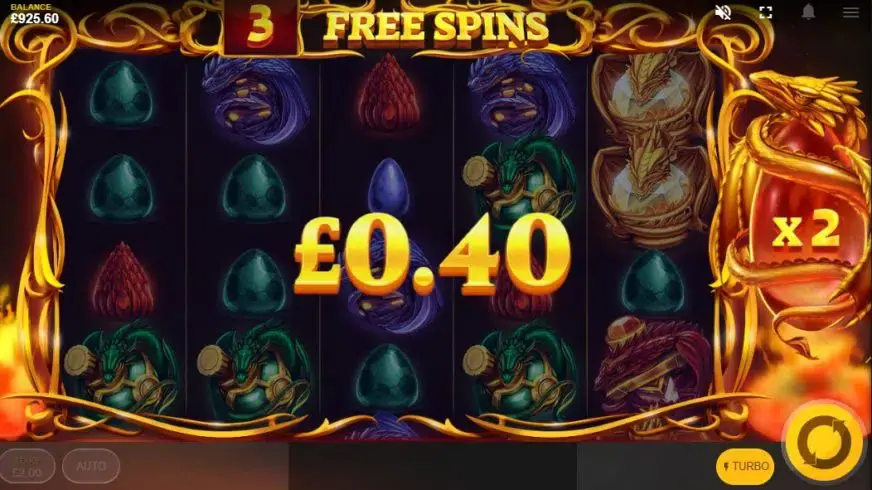 Dragon’s Fire slot screenshot 5