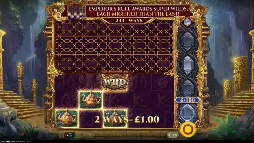 Emperor of India slot screenshot 3