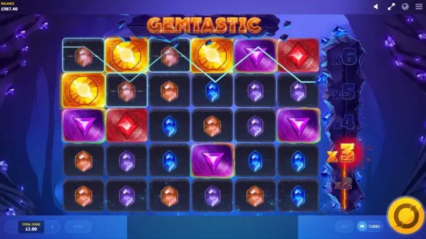 Gemtastic slot screenshot 3