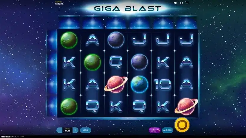 Giga Blast slot screenshot 